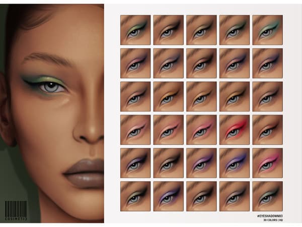 Скриншот мода Тени для век Eyeshadow | N83